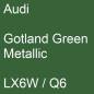 Preview: Audi, Gotland Green Metallic, LX6W / Q6.